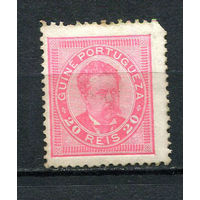 Португальские колонии - Гвинея - 1886 - Король Луиш I 20R  - [Mi.17A] - 1 марка. MH.  (Лот 59Du)