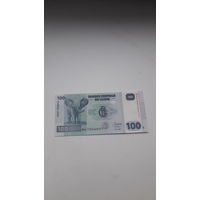 КОНГО 100 франков 2022 год/ слон/