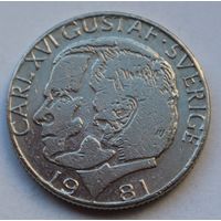 Швеция 1 крона, 1981 г.