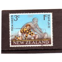 Новая Зеландия. Mi:NZ 476. Игроки в регби. Серия: Медицинские марки 1967.