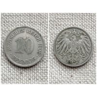 Германия 10 пфеннигов 1906 A