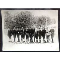 Фото из СССР. На соревнованиях по лыжам. 1960-е. 13х18 см