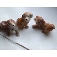 Статуэтки миниатюра щенки