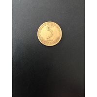 Болгария 5 стотинок 1999 года
