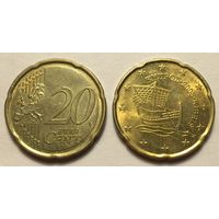 Кипр, 20 евроцентов 2008