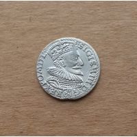 Речь Посполитая, 3 гроша 1594 г., Мальборк, серебро, Сигизмунд III Ваза (1587-1632)