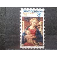 Новая Зеландия 1975 Рождество, живопись