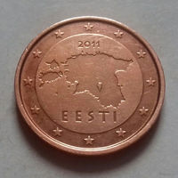 2 евроцента, Эстония 2011 г., AU