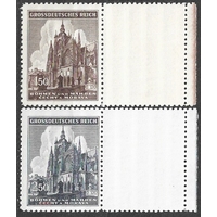 1944 Германия Богемия и Моравия 140-141 Собор Святого Вита Прага **\\111