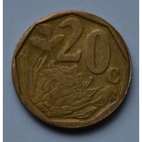 ЮАР, 20 центов 2002 г.