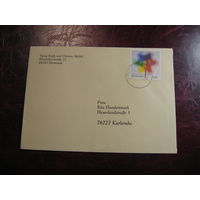 Конверт ФРГ с маркой Почта 2000 год
