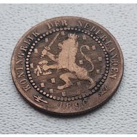 Нидерланды 1 цент, 1896 8-9-9