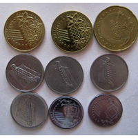 Монеты Малайзии. 5, 10,20, 50 50 ринггитов 1995 – 2014, цена за все