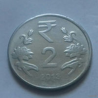 2 рупии, Индия 2013 г., без знака
