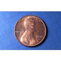 1 цент 1976 D. США.