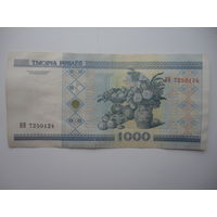 Беларусь 1000 рублей 2000 г НВ