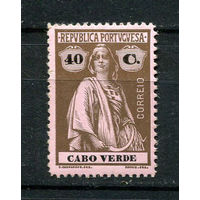 Португальские колонии - Кабо-Верде - 1914/1921 - Жница 40C - [Mi.154Ax] - 1 марка. MH.  (Лот 103BK)