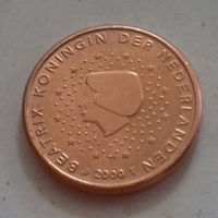 1 евроцент, Нидерланды 2000 г.