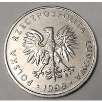 Польша 5 злотых, 1990 (5-6-126)
