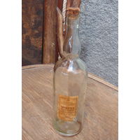Старинная польская бутылка с этикеткой в сохране.