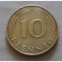 10 пфеннигов, Германия 1991 D