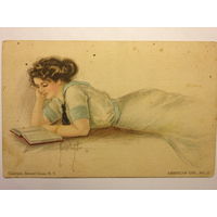 Открытка Pearle Fidler American Girl No11 1911 г