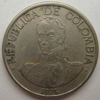 Колумбия 1 песо 1974 г. (d)