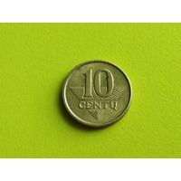 Литва. 10 центов 2009.