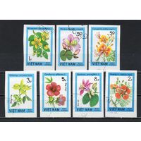 Цветы Вьетнам 1984 год серия из 7 марок
