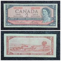 2 доллара Канада 1954 г
