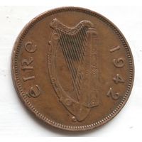 Ирландия 1 пенни, 1942 4-3-8