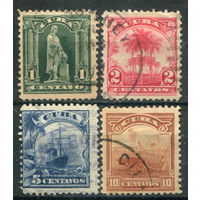 Куба - 1905г. - ландшафты - 4 марки - полная серия, гашёные [Mi 8-11]. Без МЦ!