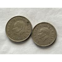 Турция 2 монеты