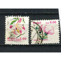 Бразилия - 1989 - Цветы - [Mi. 2337-2338] - полная серия - 2 марки. Гашеные.  (Лот 14BQ)