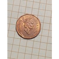 Канада 1 цент 1992 года . Юбилейная