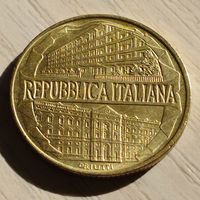 Италия 200 лир 1996г.100лет академии таможенной службы