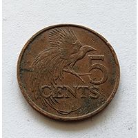 Тринидад и Тобаго 5 центов, 1977
