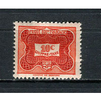 Французская Экваториальная Африка - 1947 - Доплатная марки 10С - [Mi.12p] - 1 марка. MH.  (Лот 85EG)-T2P13