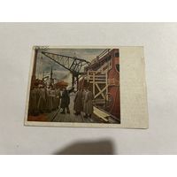 Почтовое отправление ( почтовая открытка) 1933 год Люберцы - Омск, редкая Франкировка Омск-Эсиб