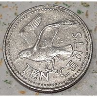 Барбадос 10 центов, 1996 (7-3-3)