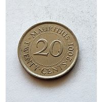 Маврикий 20 центов, 2001