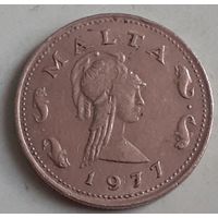 Мальта 2 цента, 1977 (12-9-7(в))