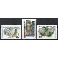 Совы СССР 1990 год (6183-6185) серия из 3-х марок