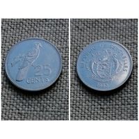 Сейшельские острова/Сейшелы 25 центов 1993/Птица/FA