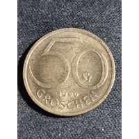АВСТРИЯ 50 грошей 1990