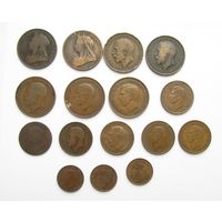 Все лоты с рубля.Монеты Британской Империи 19-20 в.в.