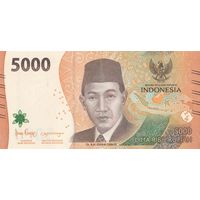 Индонезия 5000 рупий образца 2022 года UNC pw164