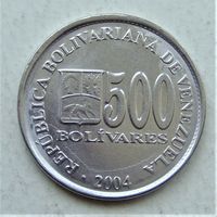 Венесуэла 500 боливаров 2004