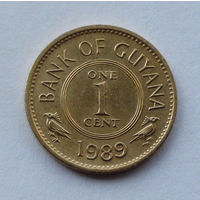 Гайана 1 цент. 1989