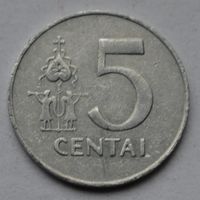 Литва, 5 центов 1991 г.